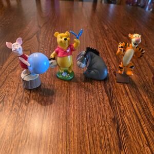 Winnie the Pooh Piglet Tigger Eeyore Disney Store Lil Classic Figures Butterfly